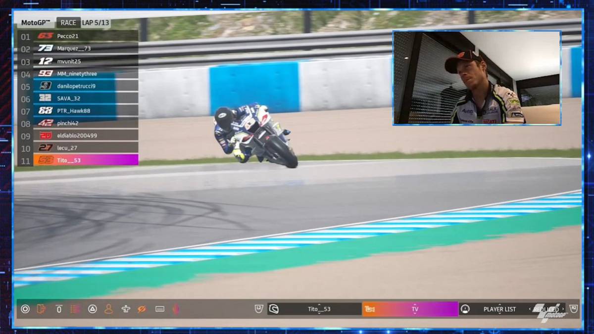 El show de Tito Rabat antes de la carrera del Gran Premio de España...