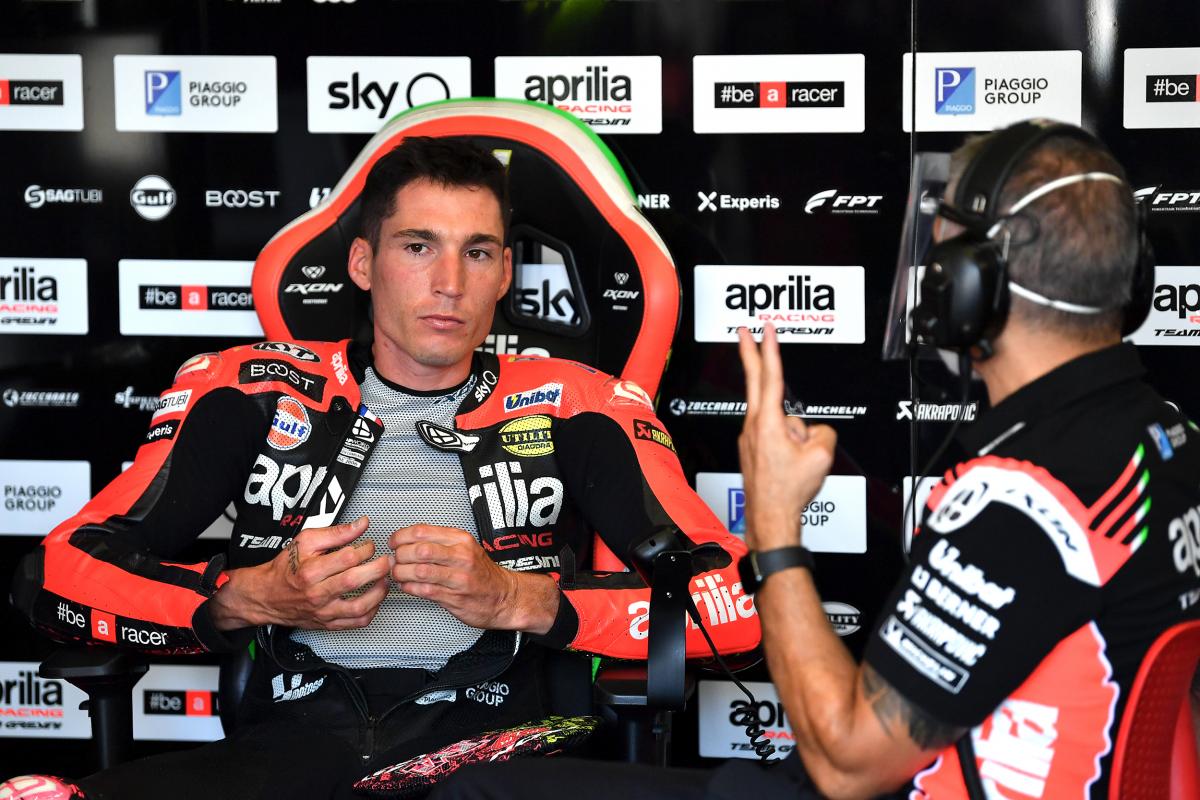 Aleix Espargaró, entre la emoción y la cautela El piloto del Aprilia Racing Team...