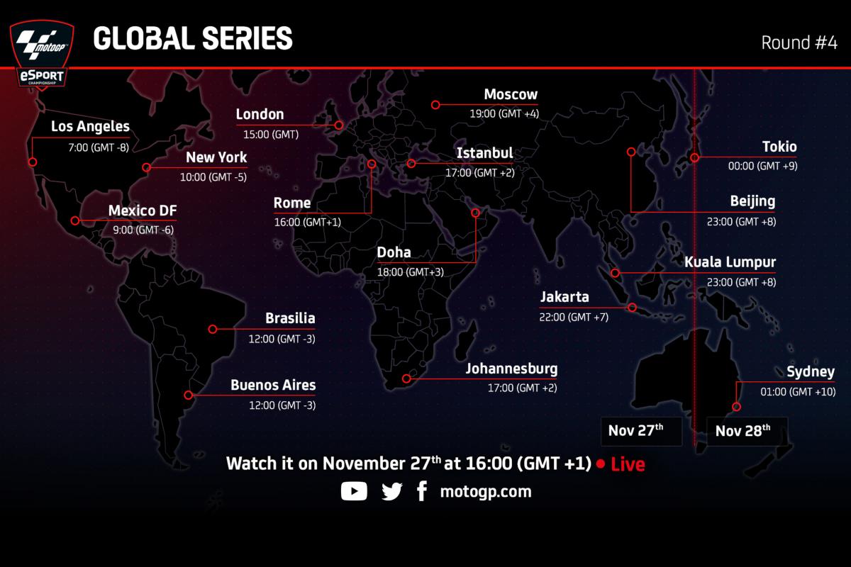 ESport MotoGP\' - Global Series: cómo ver la ronda final.