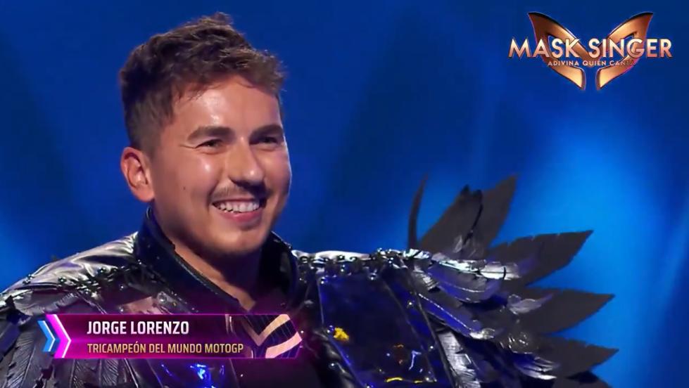 Jorge Lorenzo presume de cantante disfrazado en el programa musical \