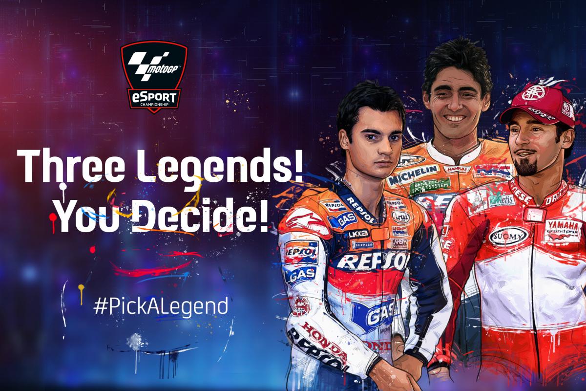 La votación final es para Doohan, Biaggi o Pedrosa.