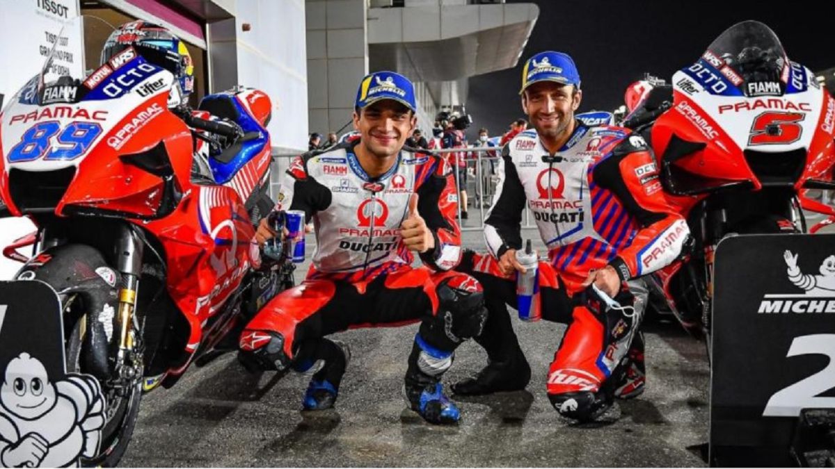 Martin y Zarco seguirán en Ducati Pramac para 2022.