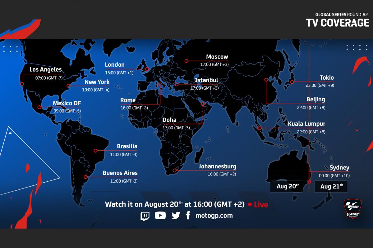 ESports de \'MotoGP\'  : cómo ver la segunda ronda de la serie mundial.