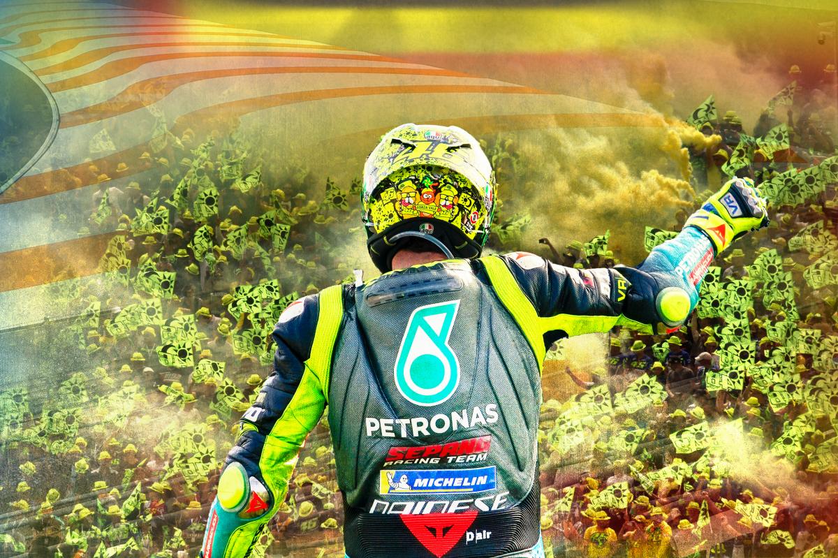 Rossi se despide del Campeonato del Mundo de MotoGP.