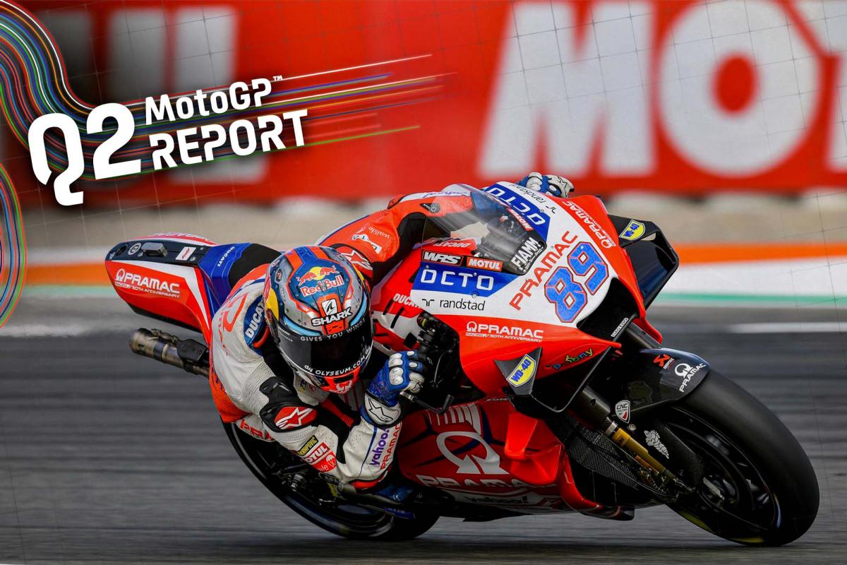 Martin lidera el triplete de Ducati.