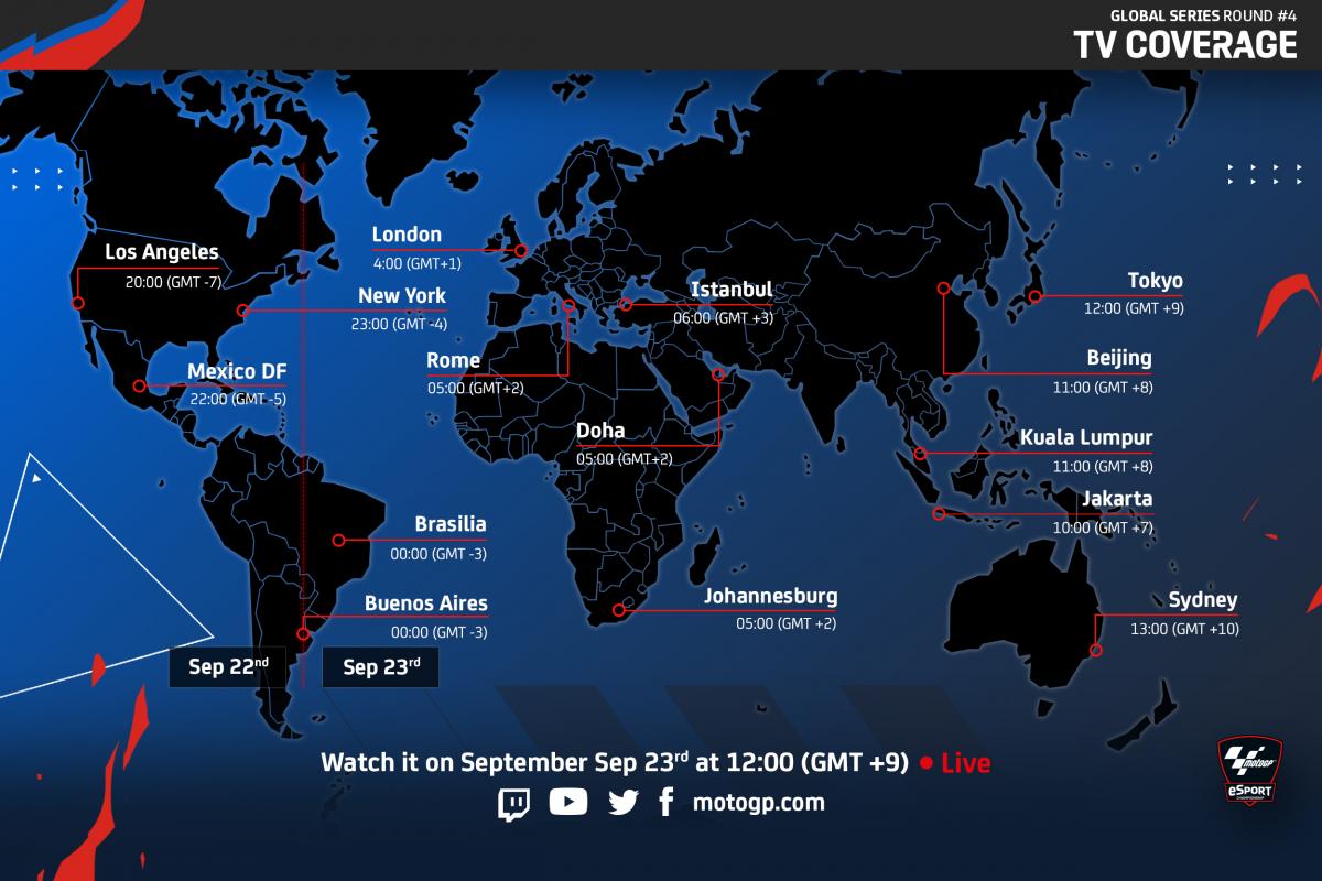 MotoGP™ eSport: cómo ver la cuarta ronda de las Global Series.