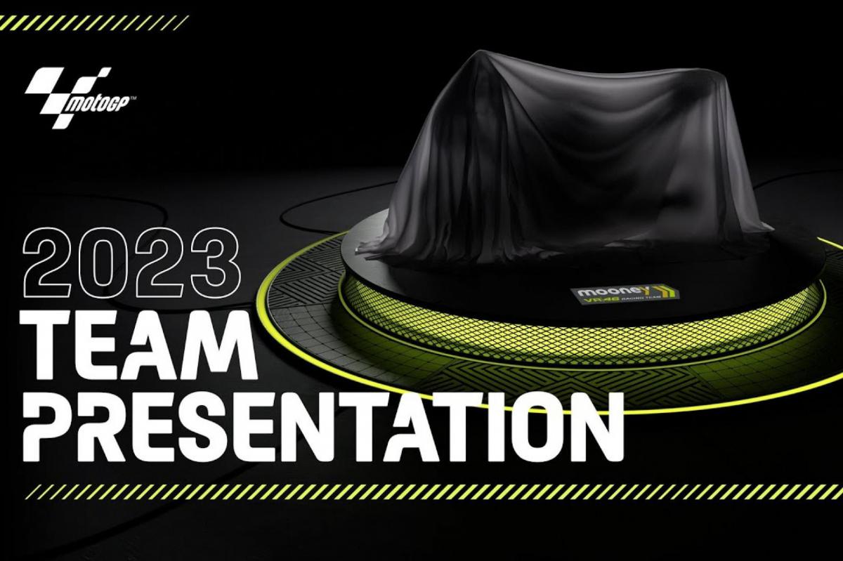 Los planes de Mooney VR46 para 2023 se presentan el lunes 6 Luca Marini...