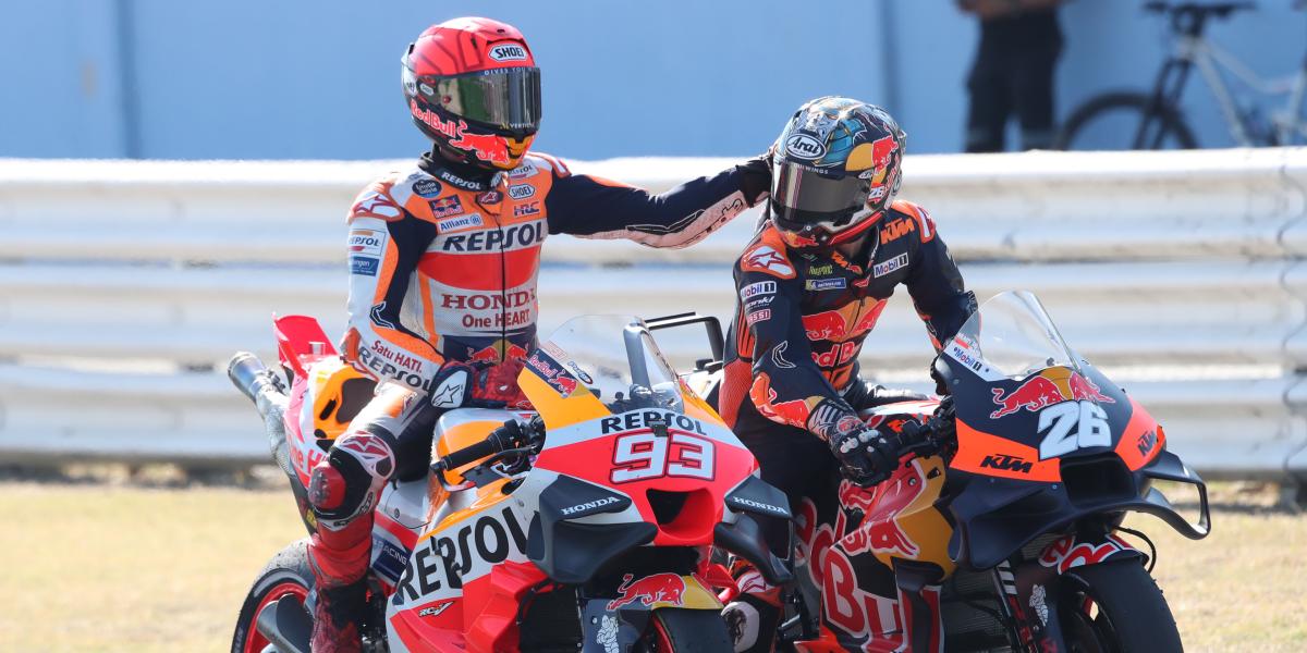 Marc Márquez y Jorge Lorenzo elogiaron a Dani Pedrosa en el Gran Premio de...