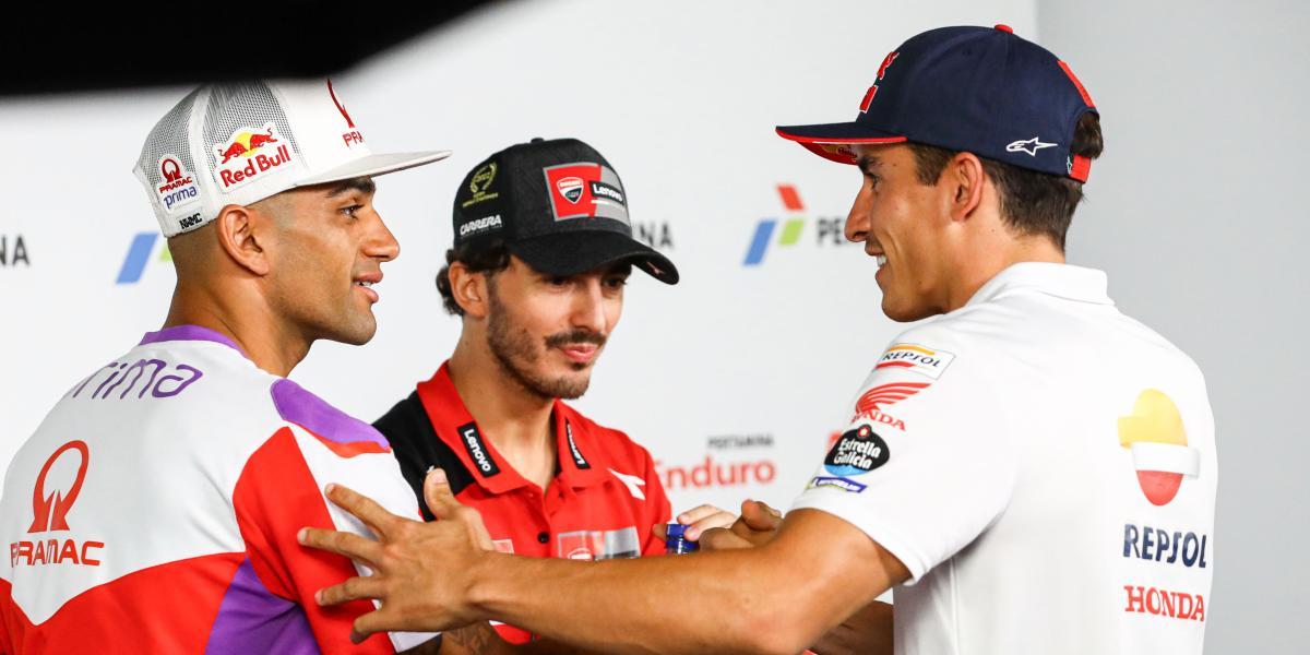 Marc Márquez, Bagnaia y Jorge Martín volverán a la pista con Ducati antes del...