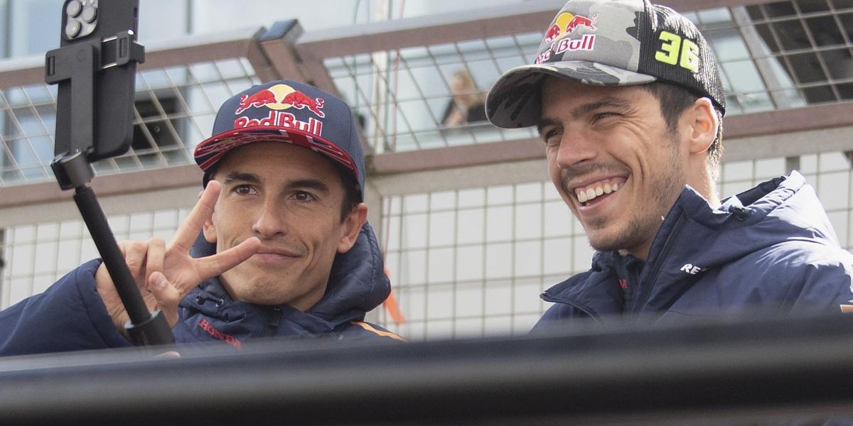 Joan Mir se fija en Marc Márquez: 