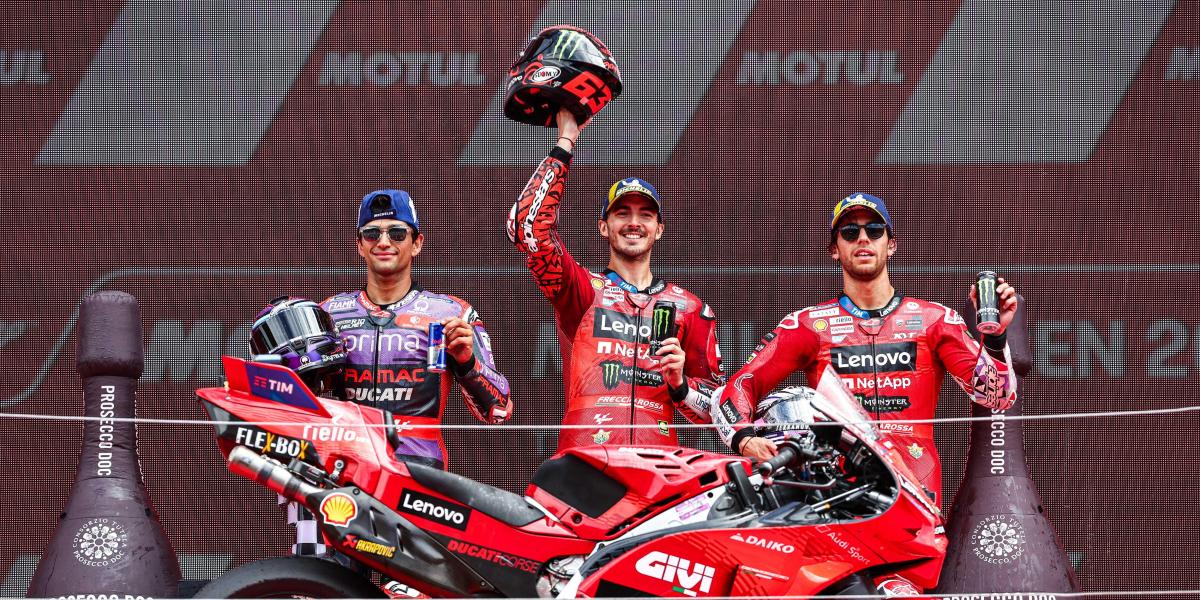 Clasificación de MotoGP tras la victoria de Bagnaia en Assen y la sanción a...