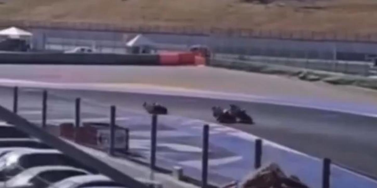 Nuevo vídeo del encuentro de Marc Márquez y Braga en Misano: el ocho veces...