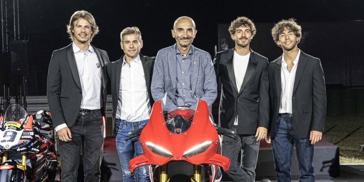 Marc Márquez, jefe de Ducati, habla de la caída de Braga Claudio Domenicali, CEO...