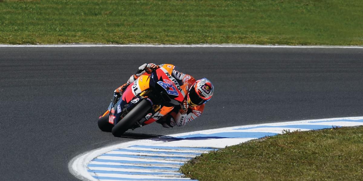 Stoner desvela los secretos de la curva tres de Phillip Island El piloto australiano,...