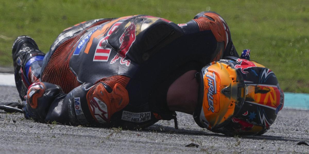 Primeras palabras de Jack Miller tras su aparatosa caída en el Gran Premio de...
