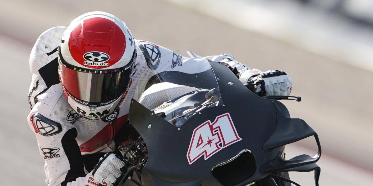 Aleix Espargaró, cara conocida de Aprilia, debutó con Honda.