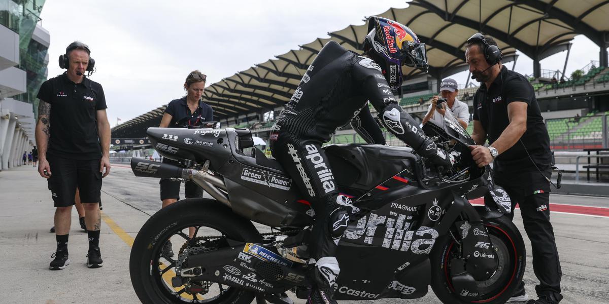 Al final de la pretemporada, Aprilia avisó a Jorge Martín.
