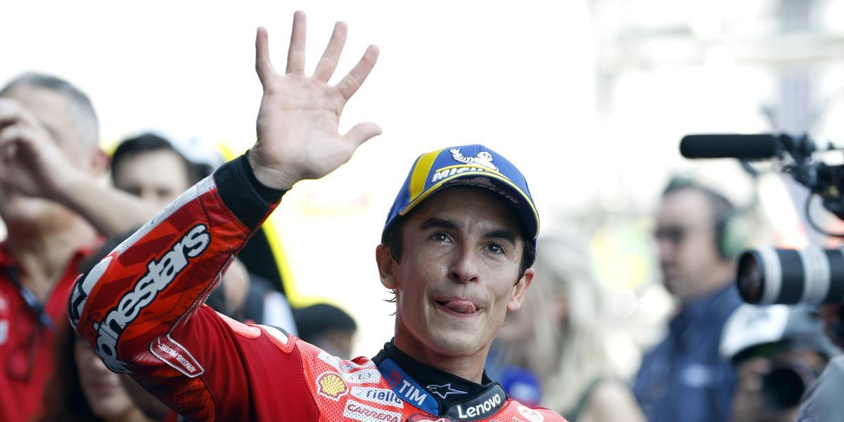 Valentino Rossi y Marc Márquez.