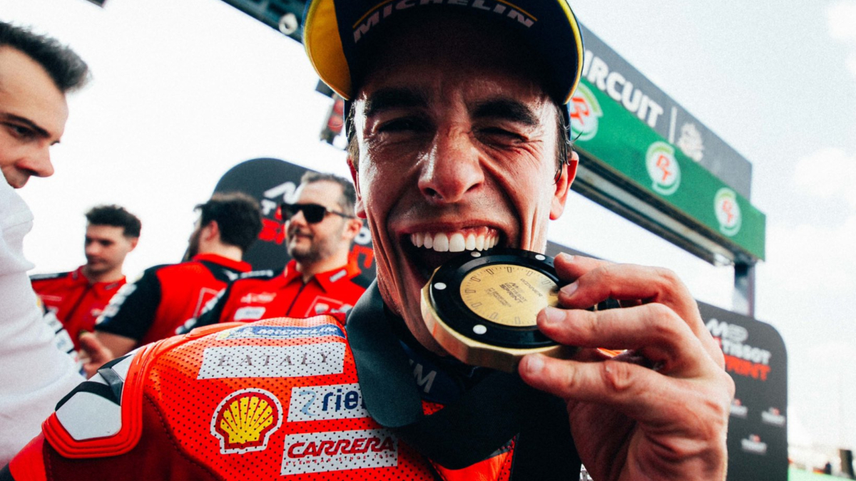 Marc M&aacute;rquez tambi&eacute;n conoce el dolor de ganar una carrera.