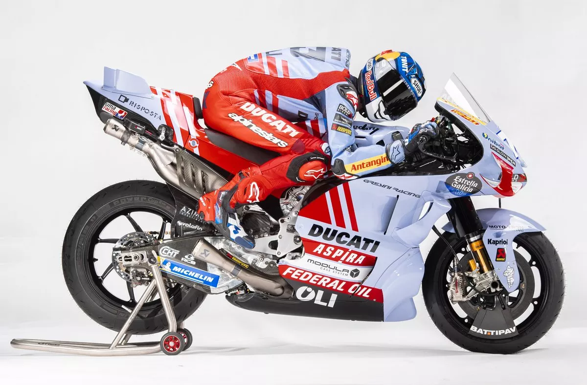 Presentación Gresini MotoGP 2023 1